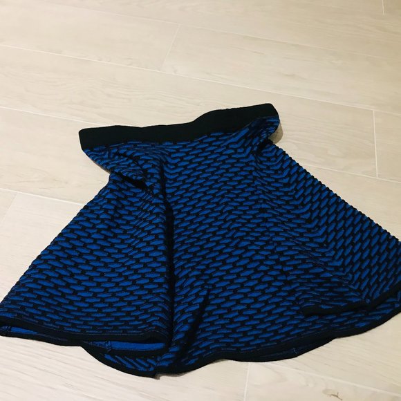 Fit & Flare Intermix Mini Skirt - Picture 3 of 3